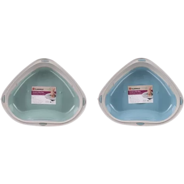 Stūra tualete kaķiem Flamingo Stadio S 49.5×39.5×17 cm