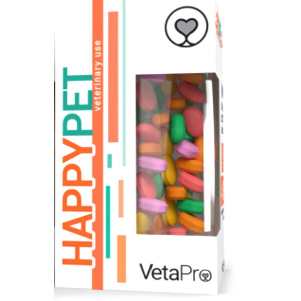 HAPPY PET ADULT DOG N60 - Papildbarība pieaugušiem suņiem virs 12 mēnešiem imunitātes stiprināšanai 60 tabl.
