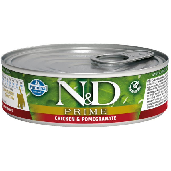 N&D CAT PRIME CHICKEN POMEGRANATE 80G