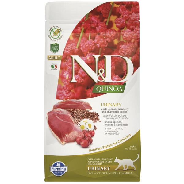 N&D CAT QUINOA DUCK URINARY 1.5KG 