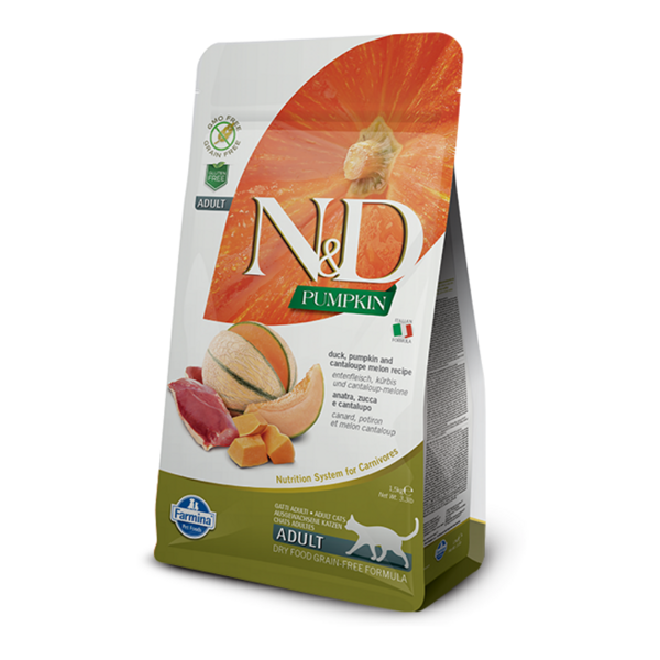 N&D CAT PUMPKIN DUCK CANTALOUPE MELON 1,5kg