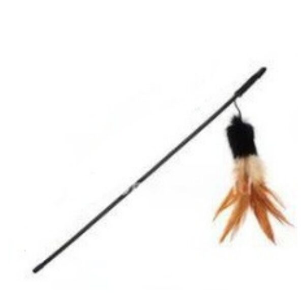 NOBLEZA GARAS SPALVAS UZ KĀTA - rotaļlieta kaķiem