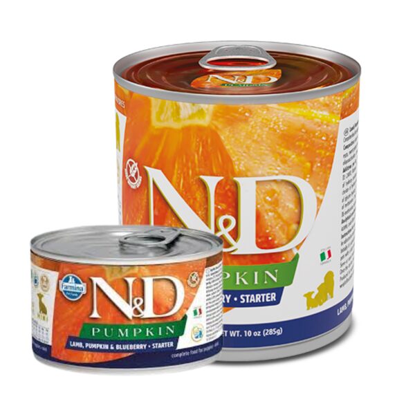 N&D DOG PUMPKIN LAMB BLUEBERRY STARTER 140G