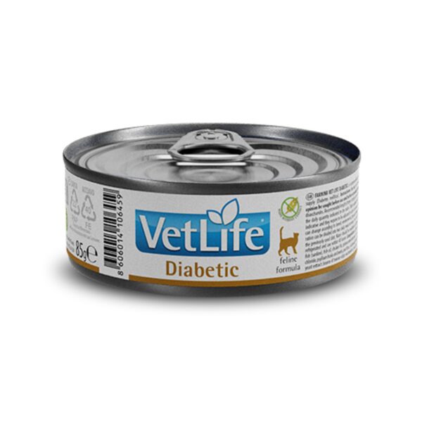 Farmina VET LIFE CAT DIABETIC 85G - Diētiskā barība kaķiem glikozes regulācijai cukura diabēta gadījumā