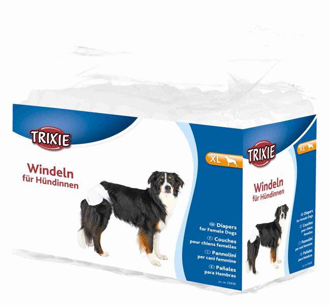 Trixie Diapers for dogs, 12 gab, XL, 40-58cm - Памперсы