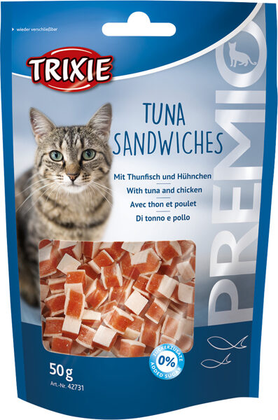 Gardums kaķiem - Trixie PREMIO Tuna Sandwiches, 50 g