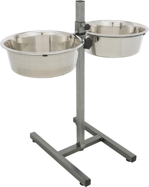 Trixie Bowl Stand with 2 bowls 2*4.5l/28cm, 60cm