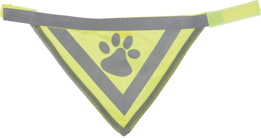 Atstarojošs lakats dzīvnieka drošībai - Trixie Safer Life neckerchief  L–XL: 43–60 cm