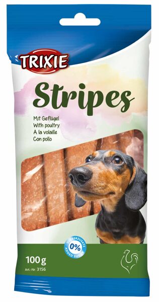 Trixie Stripes with poultry, 10 gab/100g