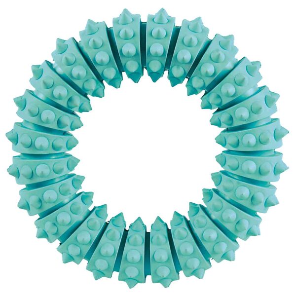 Trixie Denta Fun ring, mint flavour, natural rubber, ø 12 cm - Игрушка из натурального каучука для собак
