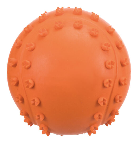 Rotaļlieta suņiem - Trixie Toy Ball, Natural Rubber, 6cm - bumba no dabiska kaučuka ar skaņu
