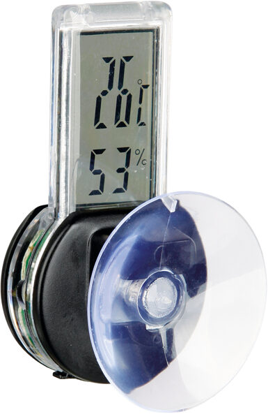 Termometrs terrarijam - Trixie "SP" Digital thermo-/hygrometer with suction pad, 3 × 6 cm