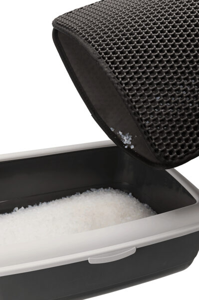 Paklājs kaķu tualetei - Trixie Litter tray sieve-mat, EVA, 40*55 cm, grey