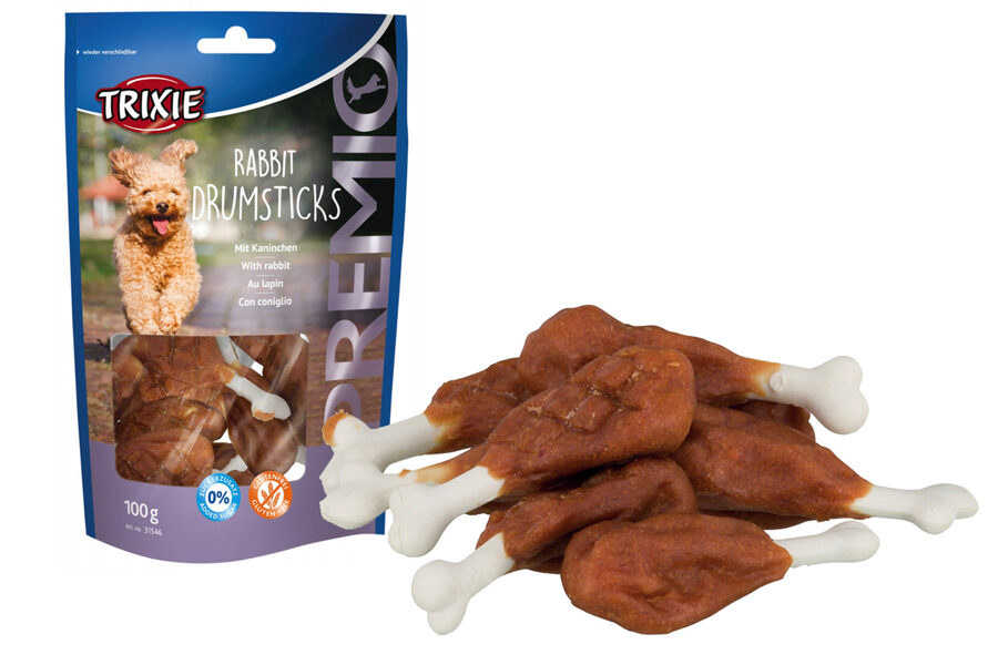 Trixie Premio Rabbit Drumsticks, 8 pcs./100 g - gardums suniem