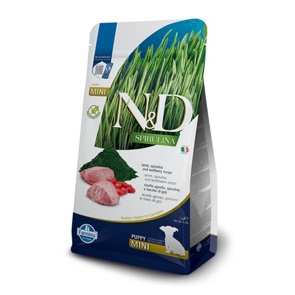 N&D DOG SPIRULINA LAMB WOFLBERRY PUPPY MINI 2KG