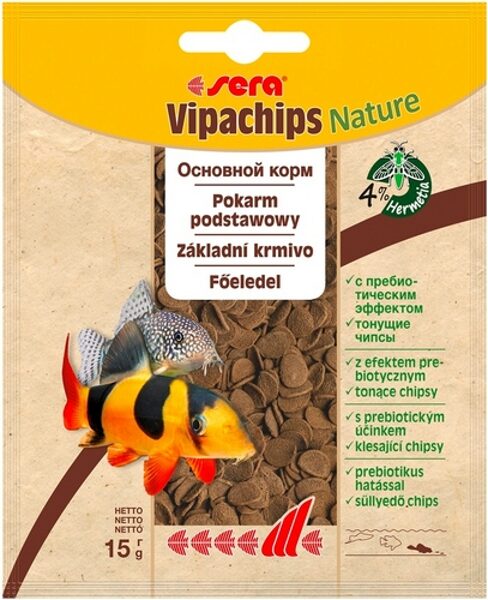 Sera Vipachips Nature Корм для рыб, 15г