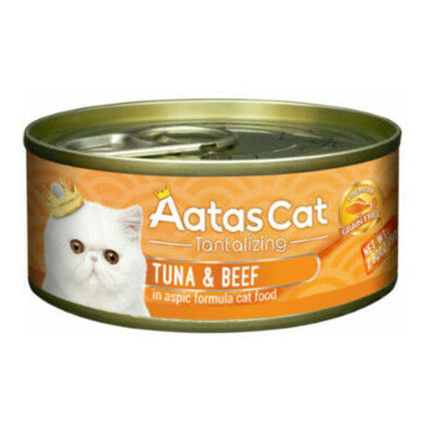  Aatas Cat Tantalizing Tuna & Beef 80 g - konservi kaķiem