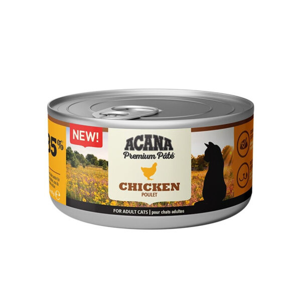 Acana Premium Pate Chicken 85g - konservi kaķiem