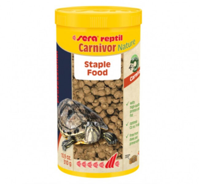 Sera Reptil Professional Carnivor, 250 ml -  корм для водных черепах и ящериц