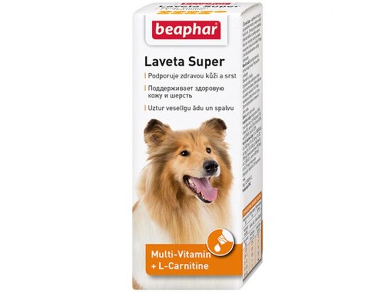 Beaphar Laveta Super For Dogs, 50 ml - Витамины для улучшения состояния шерсти собак