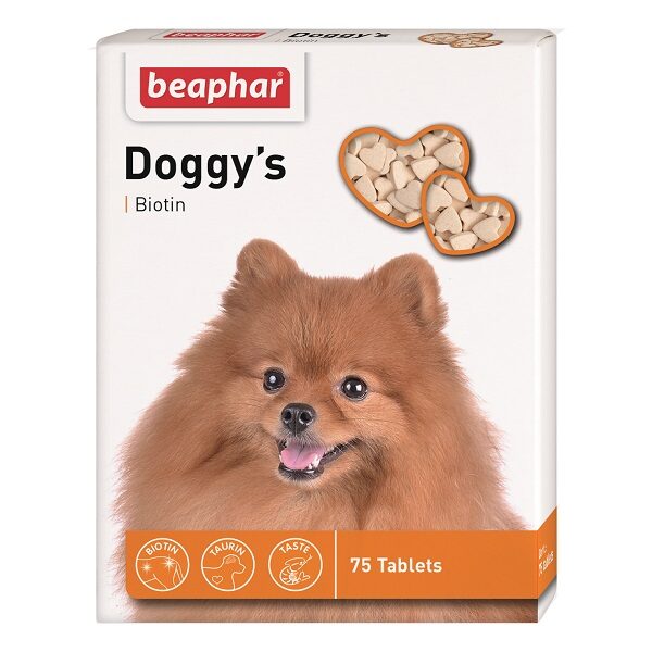 Gardums suņiem - Beaphar DOGGY'S Biotin 75tab.