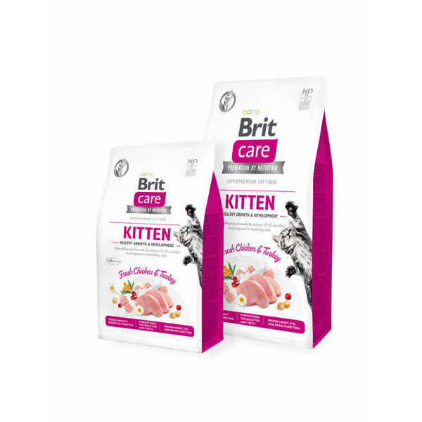 Brit Care Cat GF Kitten Healthy Growth&Development 2kg