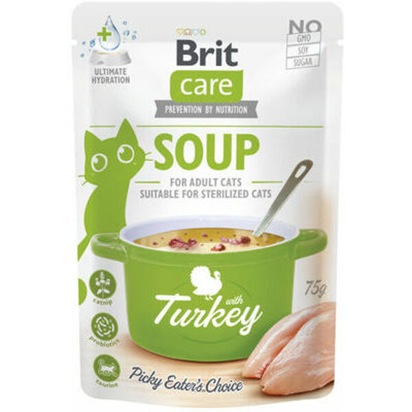Brit Care Cat Soup Turkey 75 g