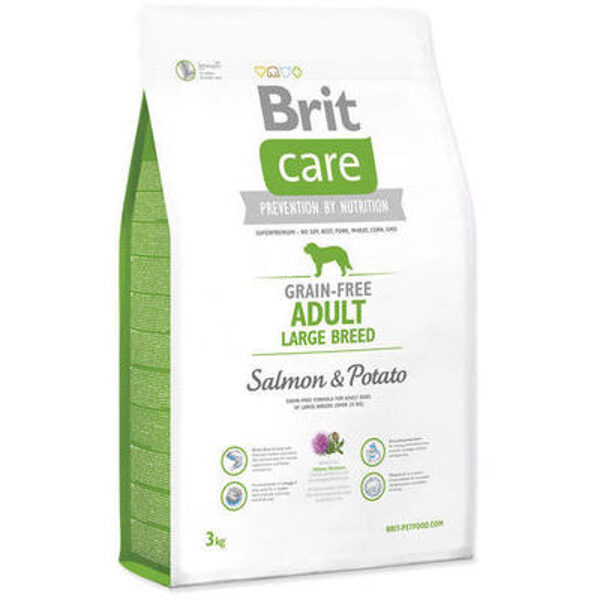 Brit Care Grain-free Adult Large Breed Salmon & Potato 3 kg