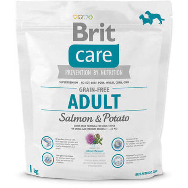 Brit Care Grain-free Adult Salmon & Potato 1 kg