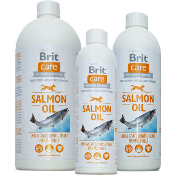 BRIT CARE Salmon Oil 500 ml - vitamīni suņiem Laša eļļa
