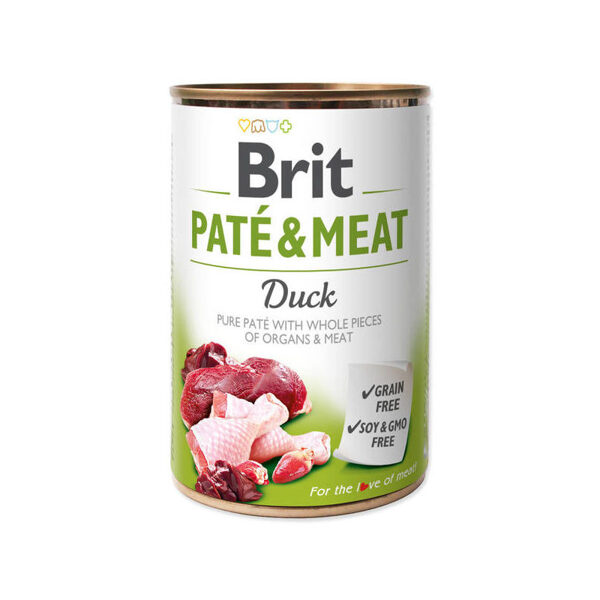 BRIT CARE wet Duck Paté & Meat 400 g