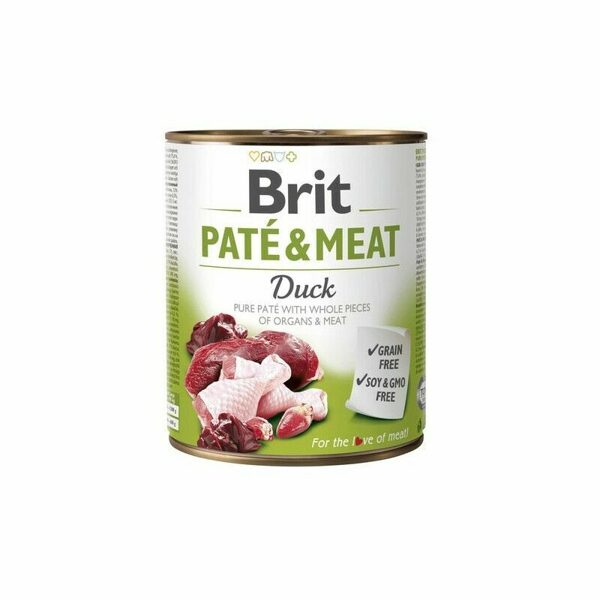 BRIT CARE wet Duck Paté & Meat 800 g