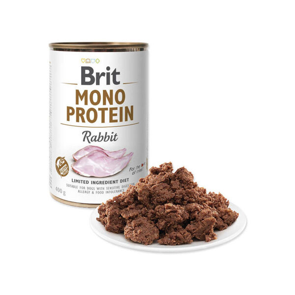 BRIT CARE wet Mono Protein Rabbit 400 g