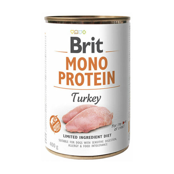 BRIT CARE wet Mono Protein Turkey 400g