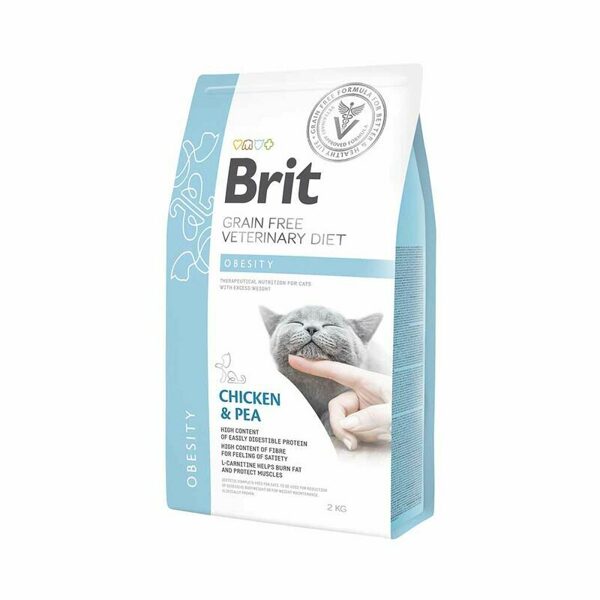 Brit Veterinary Diets Cat Obesity 2kg