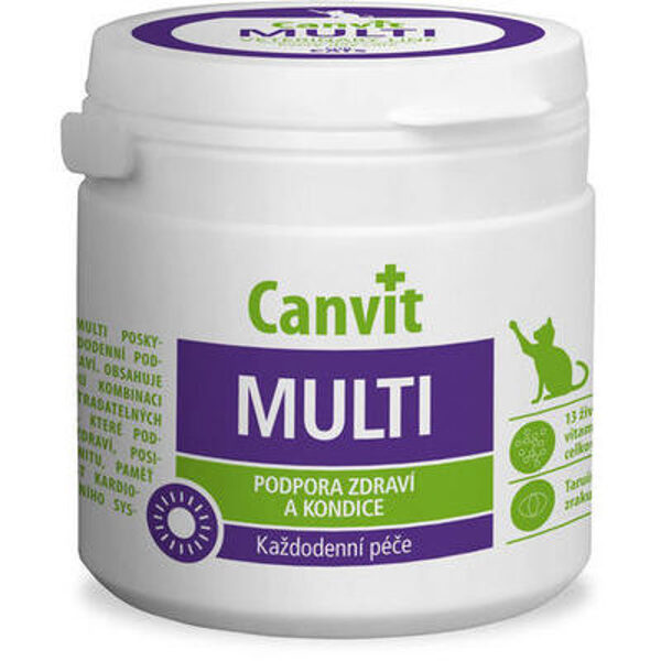 Canvit Multi for cats 100g - VESELĪBAI UN VISPĀRĒJAM STĀVOKLIM.
