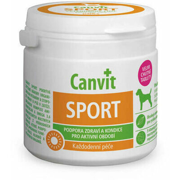 Canvit Sport for dogs 100 g - VESELĪBAI UN VISPĀRĒJAM STĀVOKLIM SPORTISKIEM UN AKTĪVIEM SUŅIEM