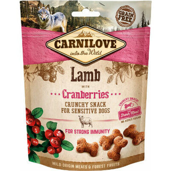 CARNILOVE Dog Lamb with Cranberries 200 g kārums suņiem