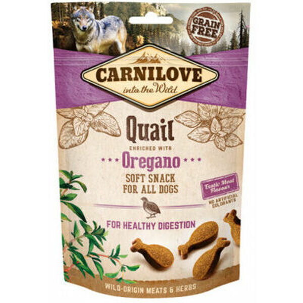 CARNILOVE Dog snack Quail with Oregano 200 g - gardums suņiem