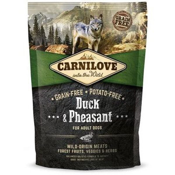 CARNILOVE Duck & Pheasant for Adult 1,5 kg barība suņiem
