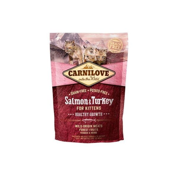 CARNILOVE Salmon & Turkey for Kittens 0,4 kg barība kaķiem