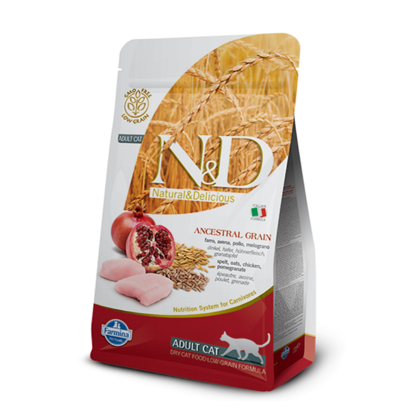 N&D CAT ANCESTRAL GRAIN CHICKEN POMEGRANATE  10kg