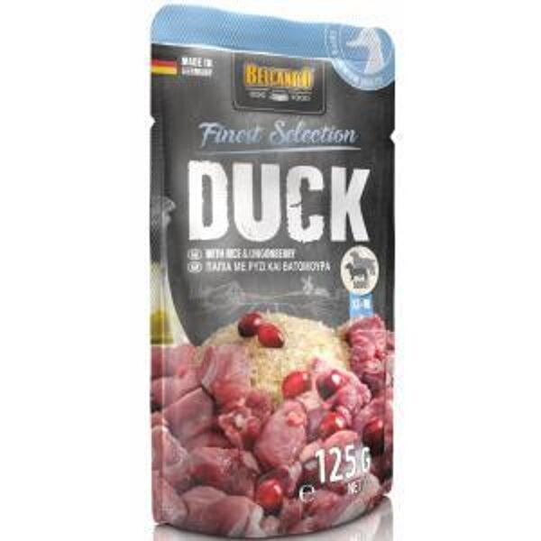Belcando Duck with Rice&Lingonberries 125g - консервы для собак (Утка с рисом и брусникой)
