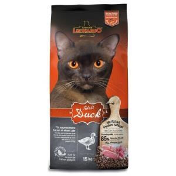 Leonardo Adult Duck 15kg - sausā barība kaķiem