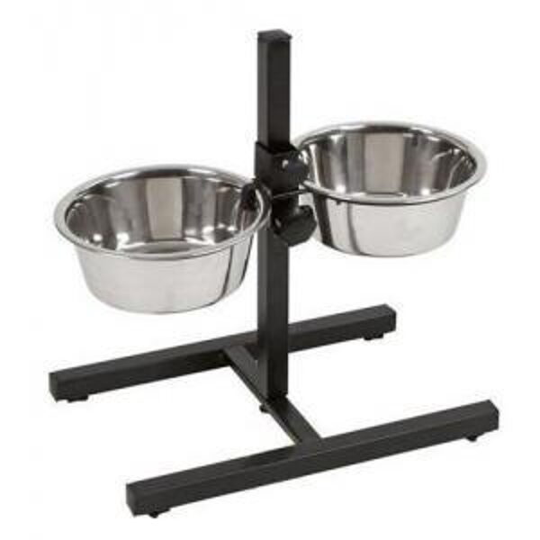 Statīvs ar bļodām  Barry King Bowl Stand with 2 bowls, 2*1.8l  