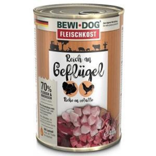 Bewi Dog rich in poultry 400 g