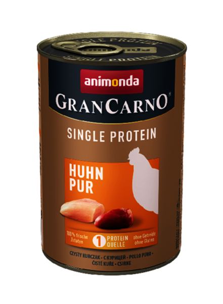 Animonda GranCarno Single Protein Chicken 400g - Влажный корм для собак (консервы)
