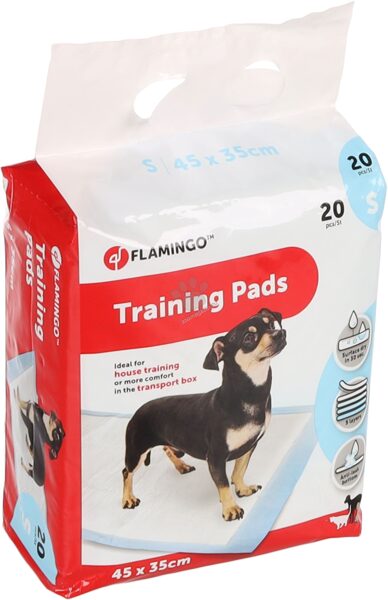 Paladziņi  Flamingo Training Pads S 45x35 cm 20 gab.