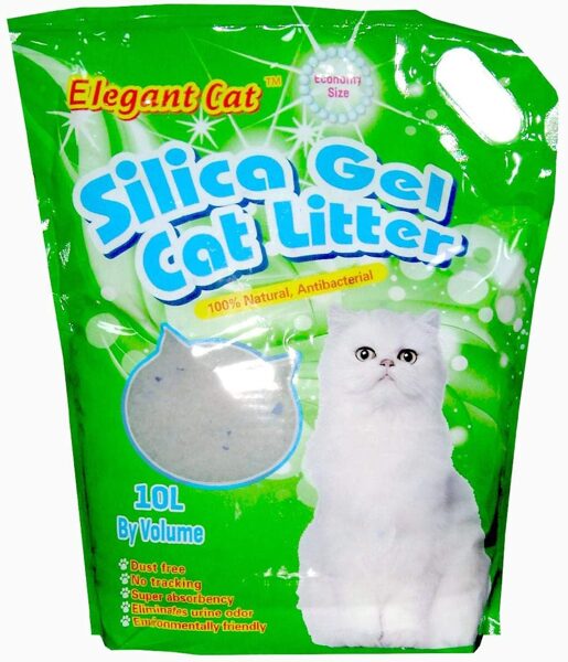 Elegant Cat Silica Gel 3,8l - silikona smiltis kaķiem