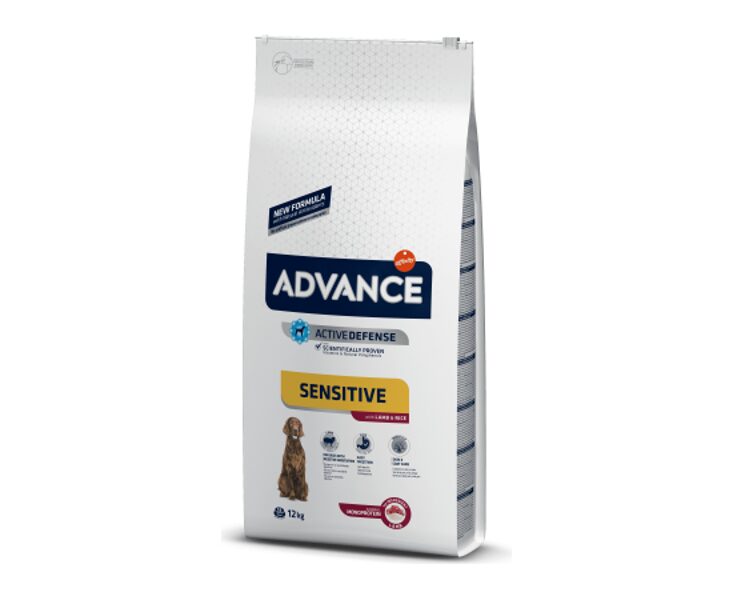 ADVANCE DOG SENSITIVE LAMB & RICE 12KG - ДЛЯ СОБАК ВСЕХ ПОРОД (ЯГНЁНОК)
